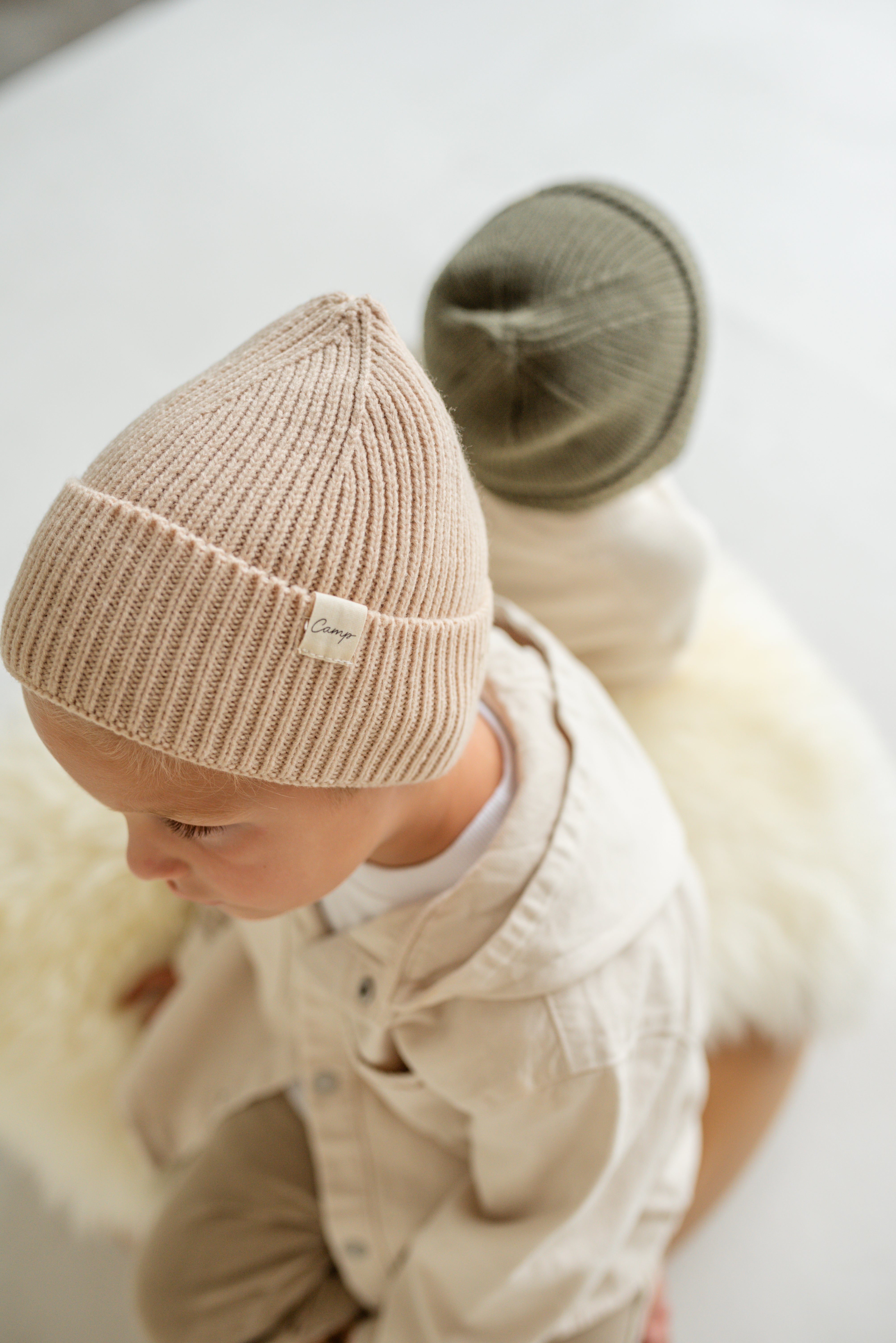 Cru Cuffed Beanie, Sand