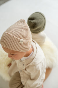 Cru Cuffed Beanie, Sand